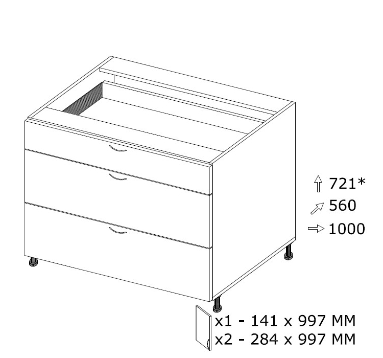 Alakaappi SSZ 10/3 MX L 1000 x K 721 Alakaappi SSZ 10/3 MX L 1000 x K 721